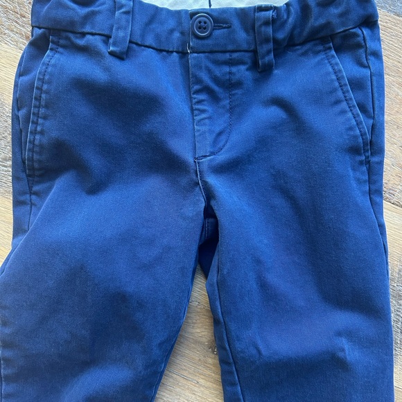3 pairs of GAP Boys navy dress/uniform pants - Picture 2 of 7